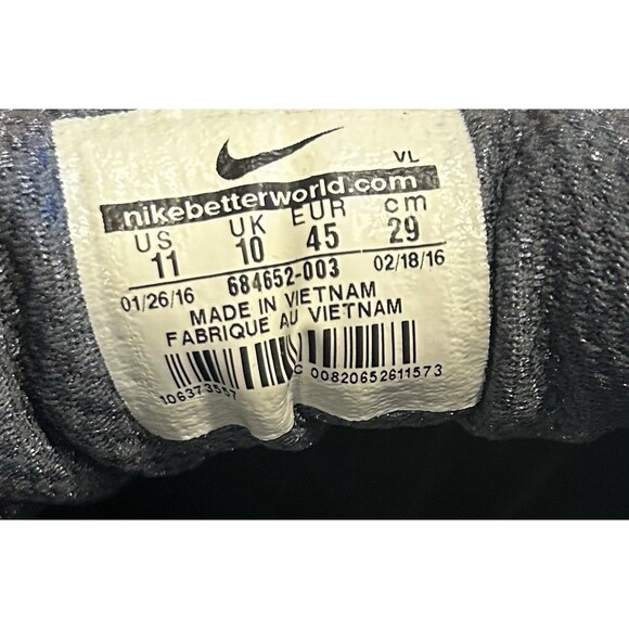 Nike Downshifter 6 Black 684652-003 Men’s Size 11 - Picture 7 of 12